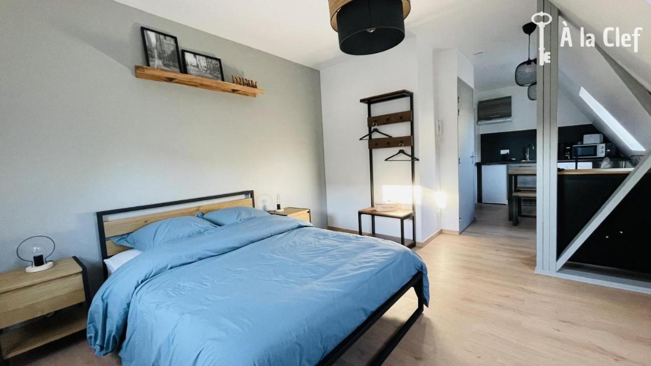 לה מאנש A La Clef - Charmant Studio Proche Gare Et Centre - Ideal Pro & Couple - Wifi מראה חיצוני תמונה